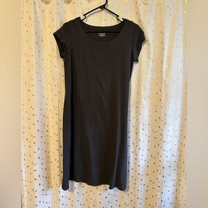 Eileen Fisher Gray A-Line Tee Shirt Dress